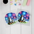 thumbnail image 3 of Happy New Year Bernese Mountain Dog Family Cheer Winter Midnight Firework Cutout Transfer Sticker Berner Lover Gifts Transparent Decal Art Decor - 02025, 3 of 5