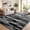 Black-02, variant on Kuotingluck Plush Black Area Rug, Kid & Pet Friendly Machine Washable Shag Rug with Non-Slip Backing,4'x6'