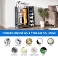 thumbnail image 5 of Dextrus Golf Bag Organizer Stand Holder with Wheels Golf Bags, Golf Clubs, Golf Balls and Golf Equipment Accessories, Garage Club and Shed, 5 of 7