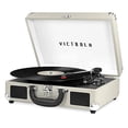 thumbnail image 1 of Victrola Vintage Tocadiscos portátil Bluetooth de 3 velocidades con altavoces incorporados | Sonido de audio de tocadiscos mejorado | Gris claro, número de modelo: VSC-550BT-LTG, 1 of 5