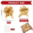 thumbnail image 3 of Uxcell 8 paquetes de grandes cintas para envolver regalos, cinta de lazo reutilizable tono dorado, 3 of 6