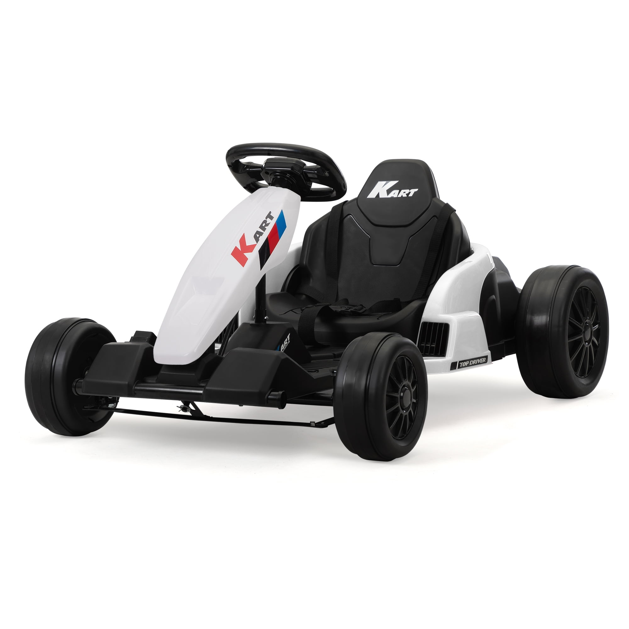 Crazy Cart 24V Electric Go Kart For Kids, MPH Drift Kart With