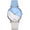 K0095-Blue&White, variant on Creative Simplicity Women Watch Genuine Leather Elegant Women Watches Ladies Business Wristwatch(Black)