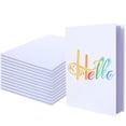 thumbnail image 1 of Libros de tapa dura en blanco, color blanco, 8,5 x 11 cm, para niños, paquete de 12, 1 of 8