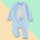 thumbnail image 1 of Baby Easter Outfit Bunny Embroidery Easter Bunny Romper Bodysuit Jumpsuit Newborn Clothes 12-18 Months, 1 of 6