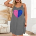 thumbnail image 2 of SBYOJLPB Womens Suspender Nightgown Dress With Printed Pattern Sleeveless Dress Nightdress Home Sleep Dress, 2 of 6