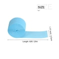 thumbnail image 2 of Unique Bargains Crepe Paper Streamer Decoration 82ft Long 1.77 Inch Wide, Teal 3 Pack, 2 of 5