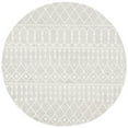 thumbnail image 4 of SAFAVIEH Blossom Aspen Aztec Geometric Wool Area Rug, Silver/Ivory, 8' x 10', 4 of 10