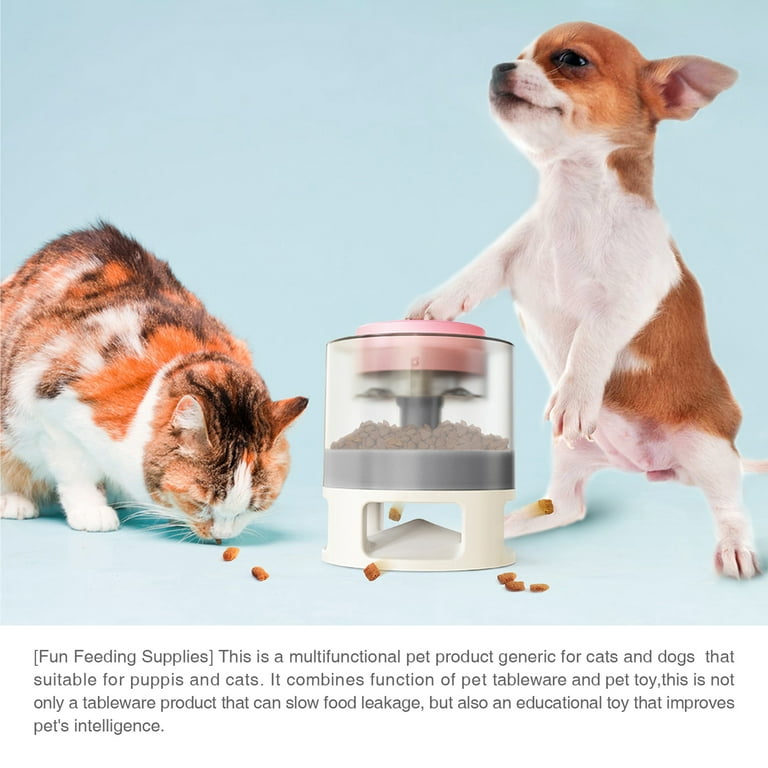 Petdiary Automatic Dog & Cat Feeder, White, Medium