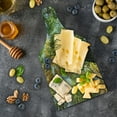 thumbnail image 5 of Tree Cutting Board, Forest in Autumn Green Nature Deciduous Foliage Growth Eco, Decorative Tempered Glass Cutting and Serving Board, Wine Bottle Shape, Dark Brown Pale Green, by Ambesonne, 5 of 5