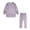 Dark Gray, variant on SRZYMJ Little Girls Velour Sweatsuit 2Pcs Velvet Round Neck Sweatshirt Sweatpants Pullover Jogger Outfits Set