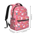 thumbnail image 2 of Honeii Yoga Unicorn Print Backpack for Both Men and Women, Basic Bookbag for College, Work, or Travel,Rucksack Computer Bag-One Size, 2 of 5