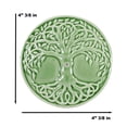 thumbnail image 4 of Wicca Sacred Symbols Celtic Tree of Life Yggdrasil Ceramic Round Disc Burner, 4 of 9