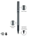 thumbnail image 3 of uniball Deluxe Rollerball Pens, Micro Point (0.5mm), Black Ink, 12 Count, 3 of 6