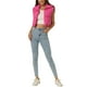 thumbnail image 2 of Chaleco acolchado ligero de mujer INSPIRE CHIC con cuello alto y cremallera, chaleco corto, color rosa intenso, 2 of 6