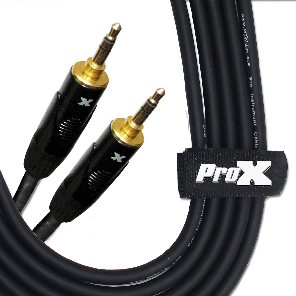 ProX XC-MM10 10' 1/8" (3.5mm) TRS-M Mini to 1/8" (3.5mm) TRS-M Mini Balanced High Performance Audio Cable
