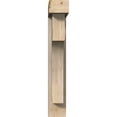 thumbnail image 2 of Ekena Millwork 5 1/2"W x 22"D x 34"H Westlake Block Smooth Bracket w/ Offset Brace, Douglas Fir, 2 of 25