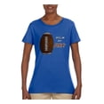 thumbnail image 2 of Wild Bobby Football Fingerprint It's in My DNA Sports Women Graphic Tee, 2 of 6