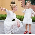 thumbnail image 1 of Robes en Dentelle Mère Fille Mariage Tenue Maman et Moi, 1 of 7
