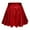 Red, variant on Uuwenda Women Skirts Fashion High Waist Pleated Solid Color Short Skirt Loose Skirt Metallic Skater Skirt Sparkly Shiny Flared Pleated A Line Mini Skort Black Xl