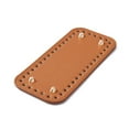 thumbnail image 2 of 4 pc PU Leather Knitting Crochet Bags Nail Bottom Shaper Pad with Alloy Nail for bag Bottom Accessories Rectangle Pattern 18x8.2x0.8cm Hole: 4mm Imitation Leather, 2 of 2