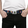 thumbnail image 3 of Nickelodeon Belt, Seatbelt Buckle Belt, Rocket Power Character Poses Shapes Cool Gray Multi Color, Youth 22 to 32 Inches, 3 of 9