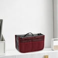 thumbnail image 6 of Bag Organizer Insert with Mesh Pockets, Foldable Tote Purse Liner for Travel, Lightweight Storage Pouch for Handbags Cosmetics Toiletries Office Stationery, 6 of 6