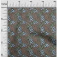 thumbnail image 2 of oneOone Cotton Flex Dark Olive Green Fabric Asian Floral Quilting Supplies Print Sewing Fabric By The Yard 40 Inch Wide, 2 of 4