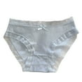 thumbnail image 4 of 3 Pack Woman Underwear Hipster Mid Waist Full Coverage Strech Ladies Panties,Blue,L, 4 of 4
