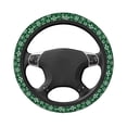 thumbnail image 3 of Naloa Christmas Pattern At Buffalo Plaid Elastic Steering Wheel Cover, Auto Steering Wheel Cover – 15 Inch , Comfortable Grip, Fit Suvs,Vans Cars,Trucks, 3 of 8