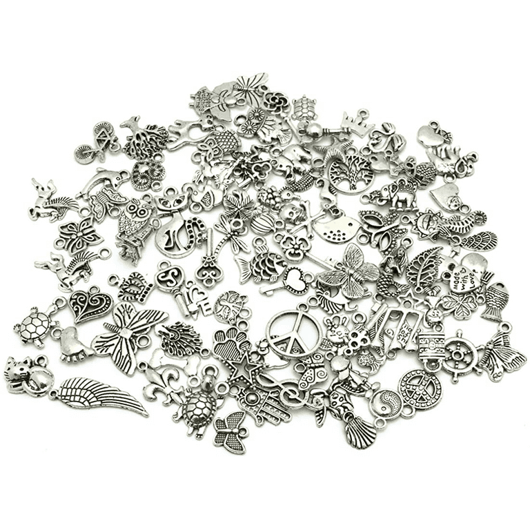 JIALEEY 210PCS Hollow Filigree Leaves Charms Pendants Craft Supplies for  Necklace Bracelet Jewelry Making, Mixed 6 Color