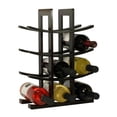 thumbnail image 3 of Estante de madera de bambú para vinos Qtmnekly, soporte para 12 botellas, para bar, cocina, comedor, almacenamiento de licores, decoración del hogar, soporte para mostrador de vinos, 3 of 6