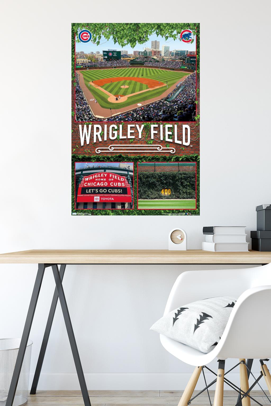 MLB Chicago Cubs - Wrigley Field 19 Wall Poster, 22.375" x 34"