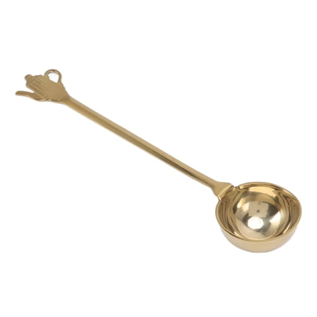 Gold Coffee Measuring Scoop Long Handle Stainless Steel Tablespoon for Coffee, Tea and Baking