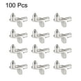 thumbnail image 3 of Unique Bargains Shelf Support Peg,6mm L Support,Furniture Shelf,Bracket Peg with Pin,for Kitchen Furniture Book Shelve,Silver Tone 100Pcs, 3 of 3
