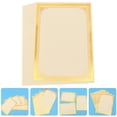 thumbnail image 1 of Raindrops 12 Sheets Blank Certificates Paper Golden Text Standard A4 Employees, 1 of 6