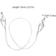 thumbnail image 4 of Línea Clip Cabeza Lámina Cable Esgrima Acero Inoxidable Alambre Soporte Máscara, 4 of 6