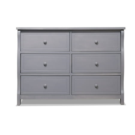 Sorelle Princeton Elite Double Dresser Weathered Gray Com