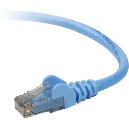 UPC: 0722868390092 | Belkin 3ft CAT6 Ethernet Patch Cable Snagless RJ45 M/M Blue – patch cable – 3 ft – blue – B2B