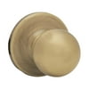 Kwikset 604P-5 Antique Brass Polo Knob Interior Pack for Single Cylinder Handlesets