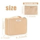 thumbnail image 2 of Bolsa de maquillaje de viaje Queboom, neceser para mujer y hombre (beige), 2 of 5