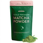 SB Organics Matcha Green Tea Gold Premium Powder - USDA Organic Non-GMO Classic Standard Culinary Ground Powder for Baking, Smoothies, Coffee, Tea - 16 oz
