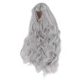 thumbnail image 4 of Peluca de Muñeca BJD 1/3 ANGGREK Gris Plateado Naturalmente Rizada, 4 of 8