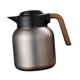 thumbnail image 3 of Cafetera térmica de acero inoxidable, tetera, 1200 ml, práctica jarra térmica Gris, 3 of 9