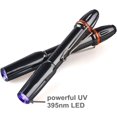 thumbnail image 3 of 1 pack Torche UV Ultra Violet Torch Lampe de poche Blacklight Pen Light Detector 395nm UV Lampe de poche LED Penlight, 3 of 5
