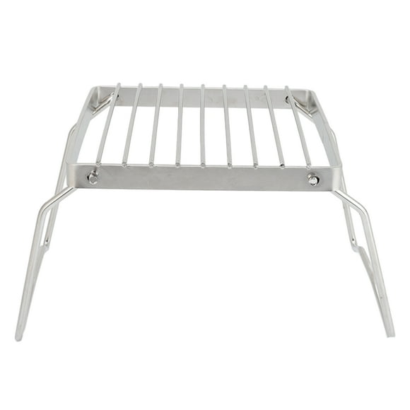 Folding Campfire Grill,Folding Campfire Grill Stainless Stainless Steel Folding Gill Camping Cooking Grate User-Friendly Design