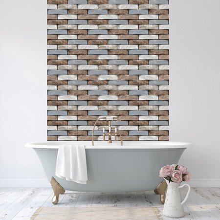 peel removable adhesive tiles stick sticker self bathroom paper 3d kitchen