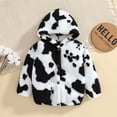 thumbnail image 2 of Vedolay Toddler Baby Boys Coats Baby Girls Long Sleeve Hooded Coat Top Black,86, 2 of 5
