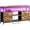 54 inch/Rustic Brown, variant on Amadwell TV Stand with Power Outlets & LED Lights, 4 Drawer Dresser Entertainment Center, Media Console with Open Shelf
