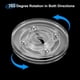 thumbnail image 3 of Uxcell 4 Pack Plato giratorio de acrílico Lazy Susan, organizador de 2.5 pulgadas con rodamientos de bolas, 3 of 7